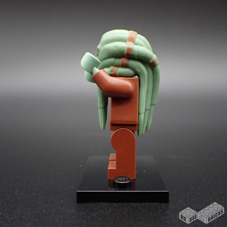 LEGO Kit Fisto - Reddish Brown Cape minifigure (sw0422)