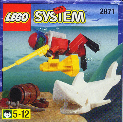 2871 Diver and Shark