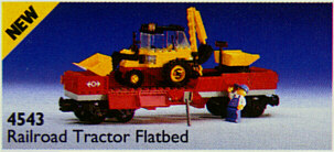 4543 Railroad Tractor Flatbed