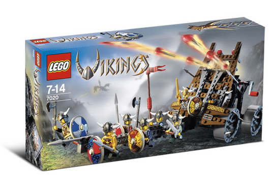 7020 Army of Vikings with Heavy Artillery Wagon