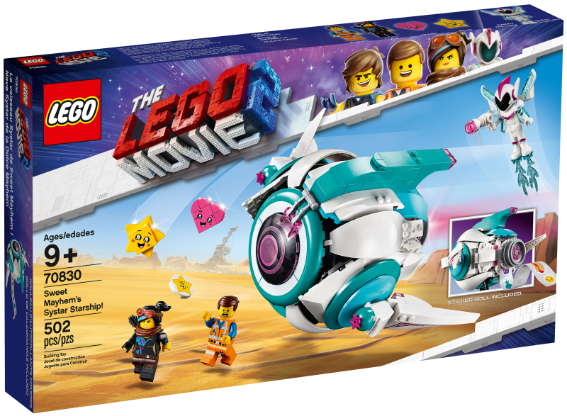70830 Sweet Mayhem's Systar Starship!