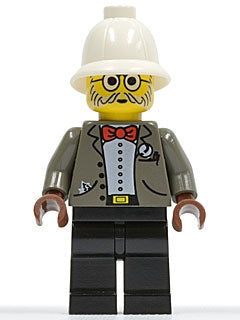 Dr. Kilroy / Dr. Charles Lightning - Dark Gray Open Jacket, Black Legs, White Pith Helmet
