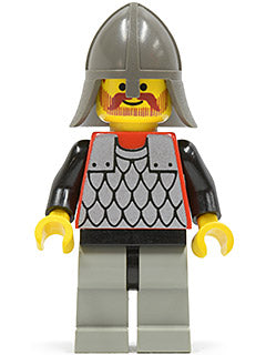 Scale Mail - Red with Black Arms, Light Gray Legs with Black Hips, Dark Gray Neck-Protector