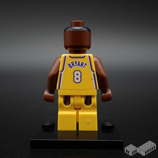 LEGO NBA Kobe Bryant, Los Angeles Lakers #8 (Home Uniform) minifigure (nba001)