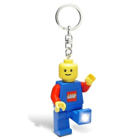 Mini Torch Minifigure Flashlight Key Chain Classic (KCLIGHT01)