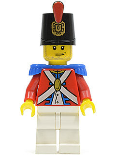 Imperial Soldier II - Shako Hat Printed, Smirk and Stubble Beard (PI104)