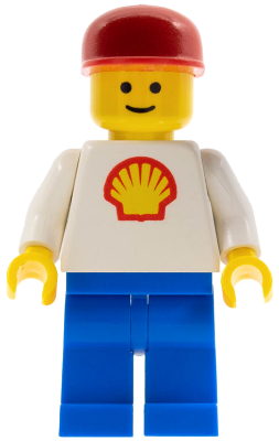 LEGO Shell - Classic - Blue Legs, Red Cap (shell010)