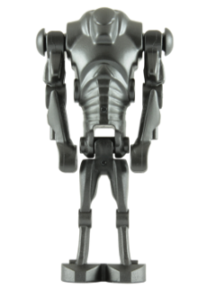 sw0092 Super Battle Droid - Pearl Dark Gray, Wide Head