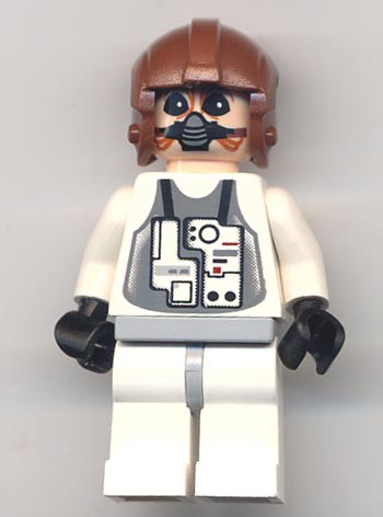 Ten Numb - White Pilot Suit, Light Nougat Head, Aviator Helmet