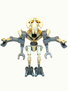 sw0254 General Grievous - Bent Legs, Tan Armor