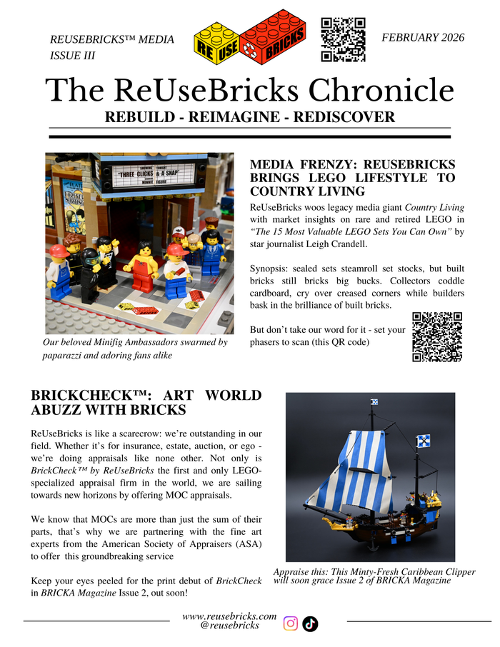 ReUseBricks Chronicle Issue III: February 2026