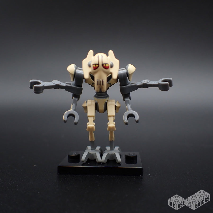 LEGO General Grievous - Bent Legs, Tan Armor minifigure (sw0254)