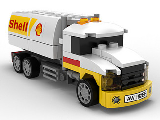 40196 Shell Tanker polybag