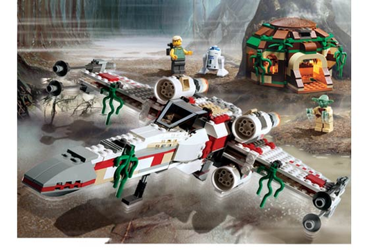 [4502-1] X-wing Fighter (Dagobah), Blue box