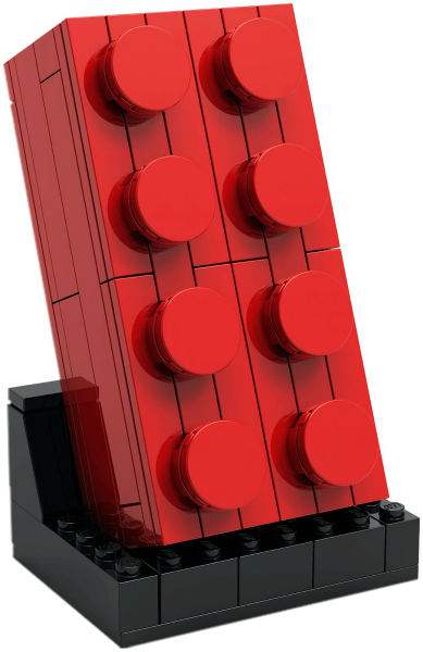 5006085 Buildable 2 x 4 Red Brick