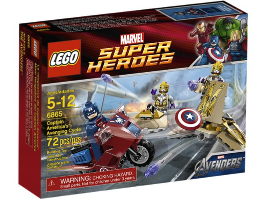 6865 Captain America's Avenging Cycle