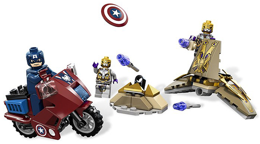 6865 Captain America's Avenging Cycle