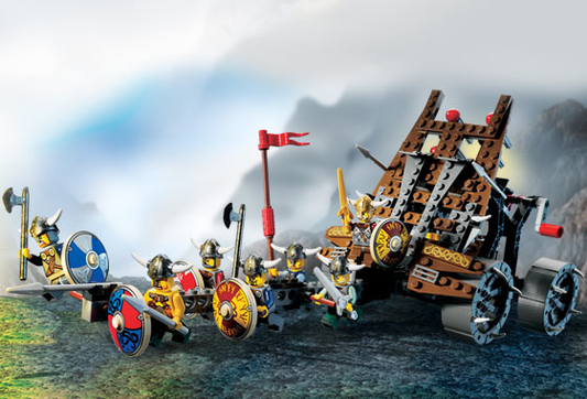 7020 Army of Vikings with Heavy Artillery Wagon