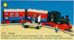 7715 Push-Along Passenger Steam Train
