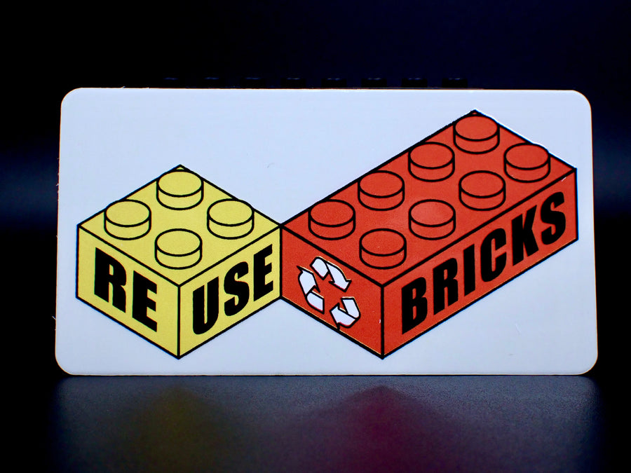 ReUseBricks Classic Sticker
