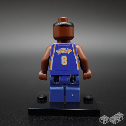 LEGO NBA Kobe Bryant, Los Angeles Lakers #8 (Road Uniform) minifigure (nba035)
