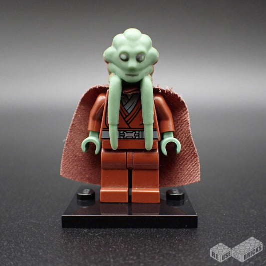 LEGO Kit Fisto - Reddish Brown Cape minifigure (sw0422)