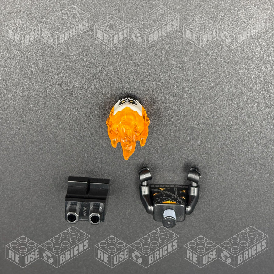sh0267 Ghost Rider, Johnathon 'Johnny' Blaze - White Head, Chain Belt