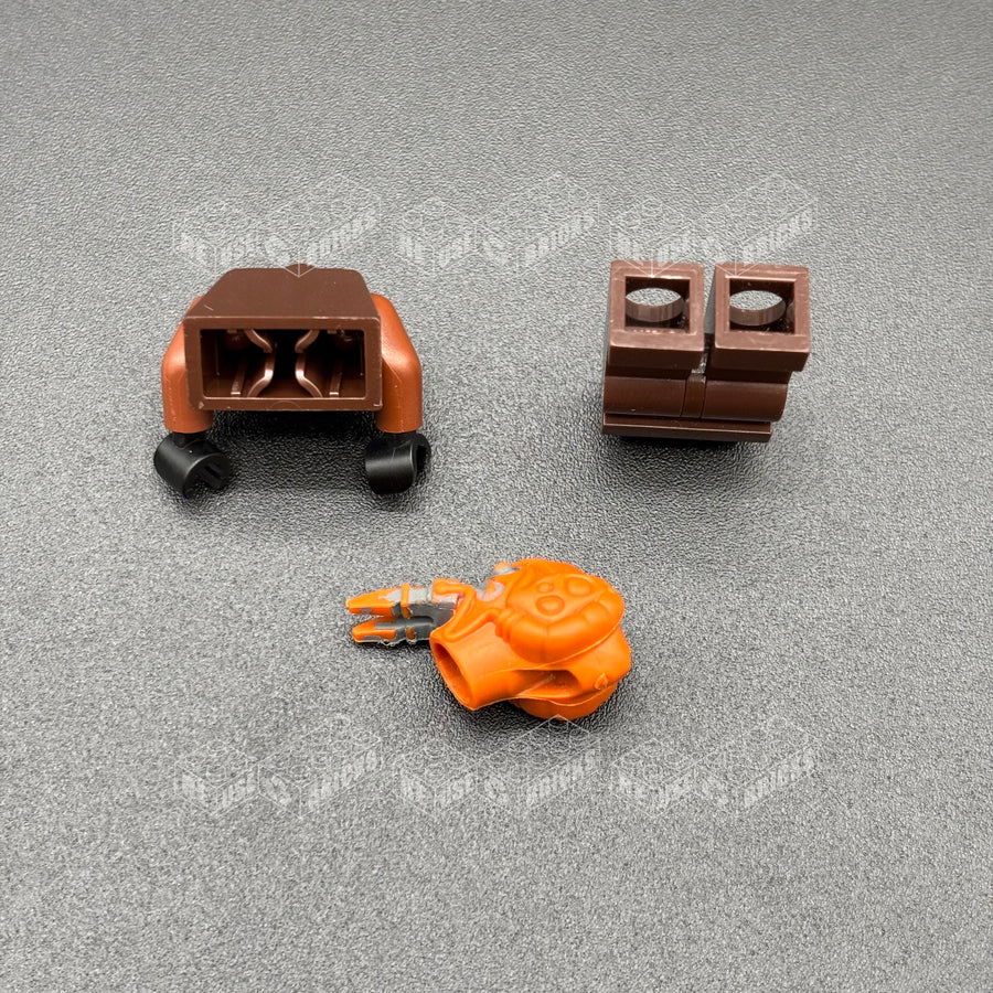 [SW0198] Plo Koon - Dark Brown Robe, Tan Shirt, Plain Legs