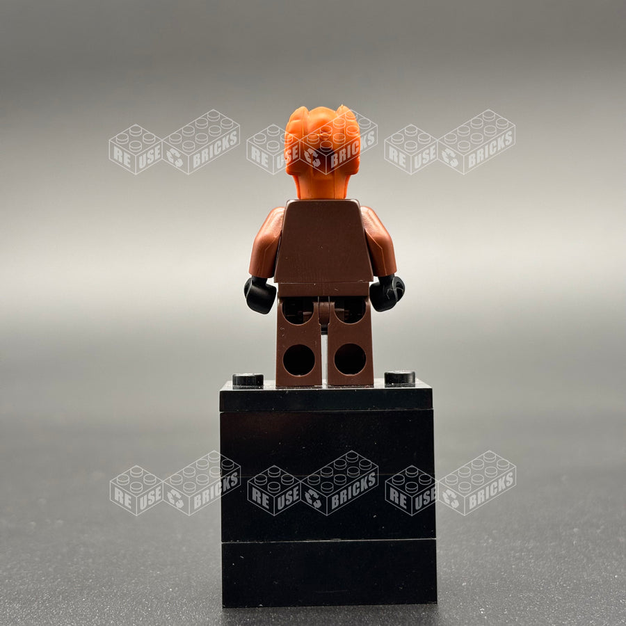 [SW0198] Plo Koon - Dark Brown Robe, Tan Shirt, Plain Legs