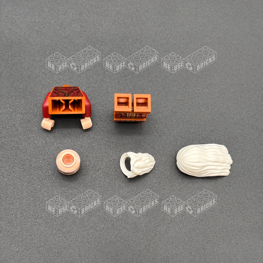 hp313 Albus Dumbledore - Dark Orange Robe