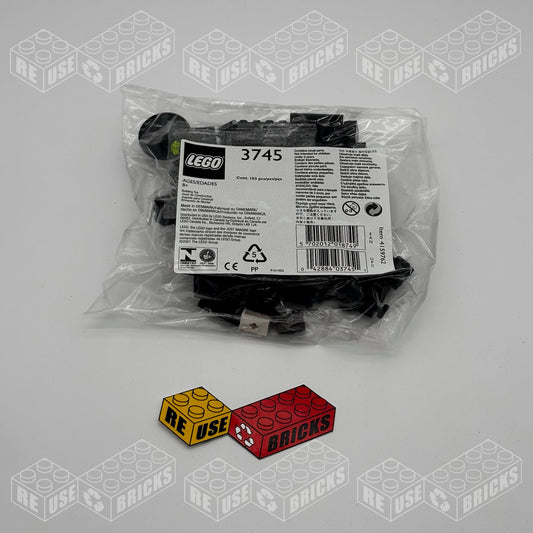 3745 Locomotive Black Bricks