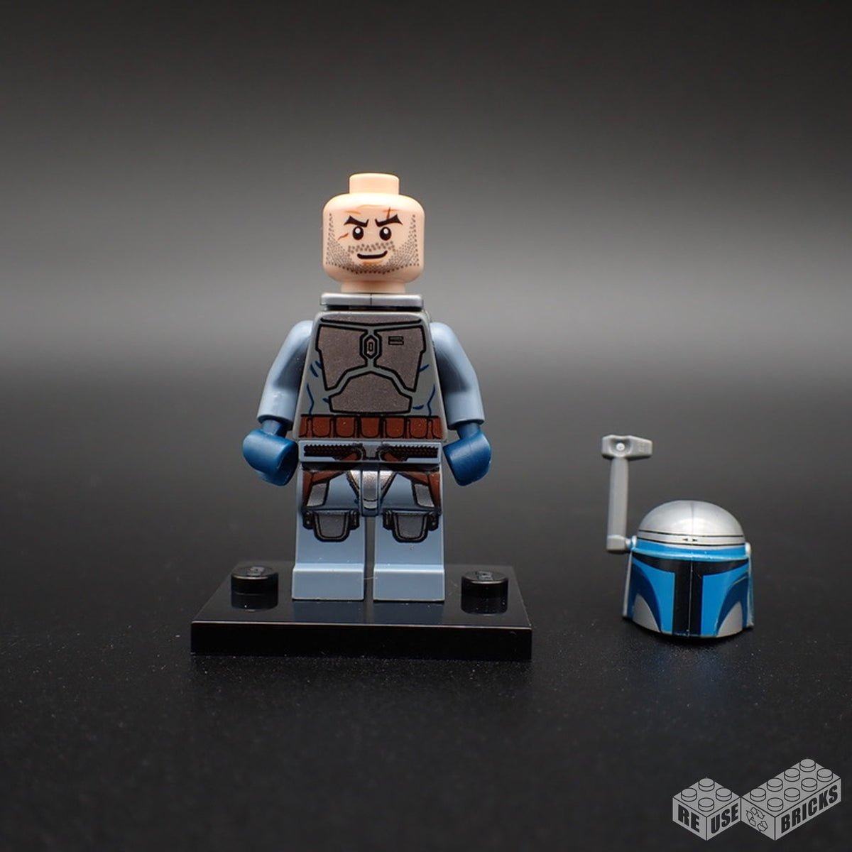 LEGO Jango Fett - Light Nougat Head, Smile minifigure (sw0468)