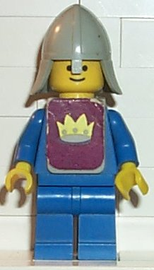 cas082s Classic - Yellow Castle Knight Blue - with Vest Stickers