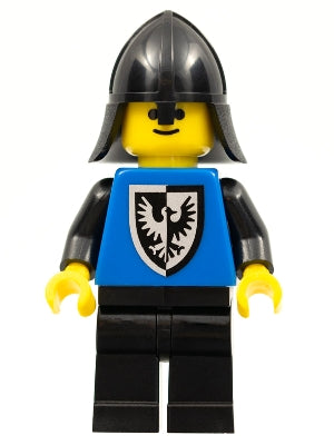 cas101 Black Falcon - Black Legs, Black Neck-Protector, Shield Bottom Round (Undetermined Type)
