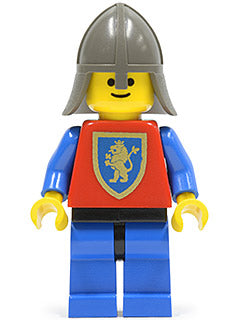 cas115 Crusader Lion - Blue Legs with Black Hips, Dark Gray Neck-Protector
