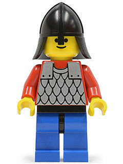 Scale Mail - Red with Red Arms, Blue Legs with Black Hips, Black Neck-Protector