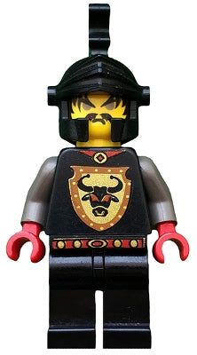 cas248 Knights Kingdom I - Cedric the Bull (Robber Chief), Black Dragon Helmet