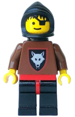 cas251 Wolfpack - Eye Patch, Brown Arms and Black Legs, Black Hood and Cape