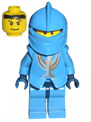 cas268 Knights Kingdom II - Jayko Plain Torso, Gold Pattern Armor, Dark Blue Hips