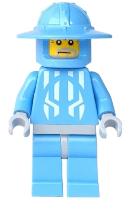 cas276 Knights Kingdom II - Jayko Printed Torso, Broad Brim Helmet, Elderly Face (Chess Pawn)