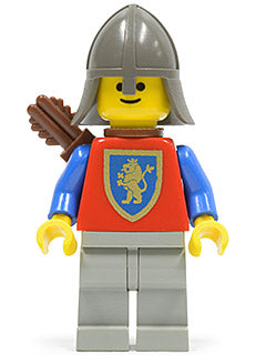 cas372 Crusader Lion - Light Gray Legs, Dark Gray Neck-Protector, Quiver