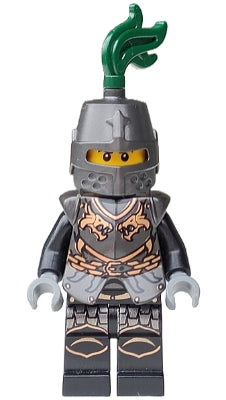 cas452 Kingdoms - Dragon Knight Armor with Chain, Helmet Closed, Scowl