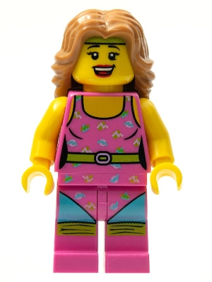 [COL074] Fitness Instructor, Series 5 (Minifigure Only without Stand and Accessories)