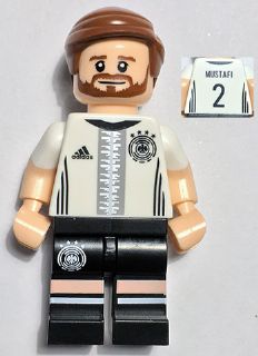 [DFB006] Shkodran Mustafi, Deutscher Fussball-Bund / DFB (Minifigure Only without Stand and Accessories)