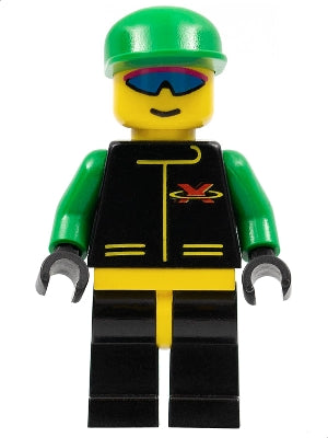 [EXT007] Extreme Team - Green, Black Legs with Yellow Hips, Green Cap