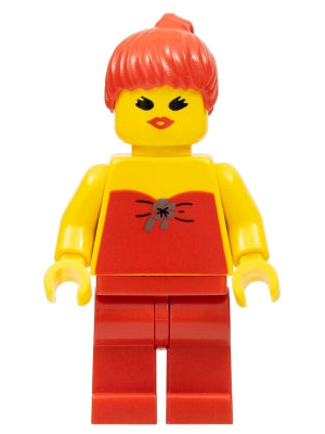 [FBR003] Red Halter Top - Red Legs, Red Ponytail Hair