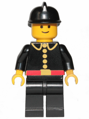 firec004 Fire - Classic, Black Fire Helmet