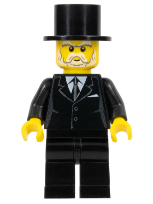 hol025 Suit Black, Top Hat - Sleigh Driver
