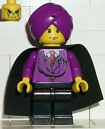 hp011 Professor Quirinus Quirrell - Yellow Head, Purple Turban and Torso