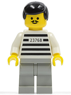 jail001 Police - Jailbreak Joe, Light Gray Legs